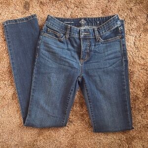 Vintage Blue Straight Leg Jeans Classic Style